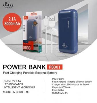 ELLIE PB301 POWERBANK 8000MAH